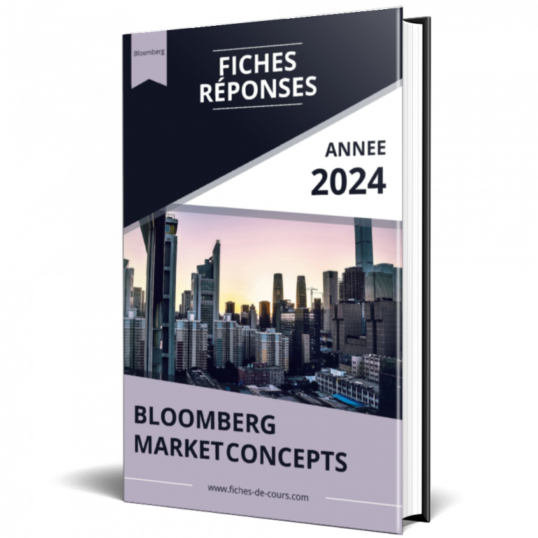 Fiches Certification Bloomberg Market Concepts 2023-2024
