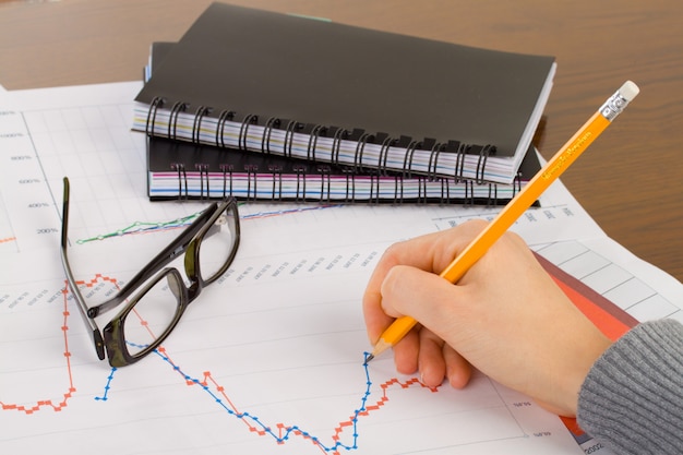 Concept d'entreprise - Rapport financier