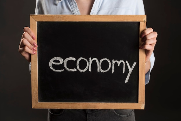 Un signe ou un symbole pour l'économie commerciale et les relations économiques