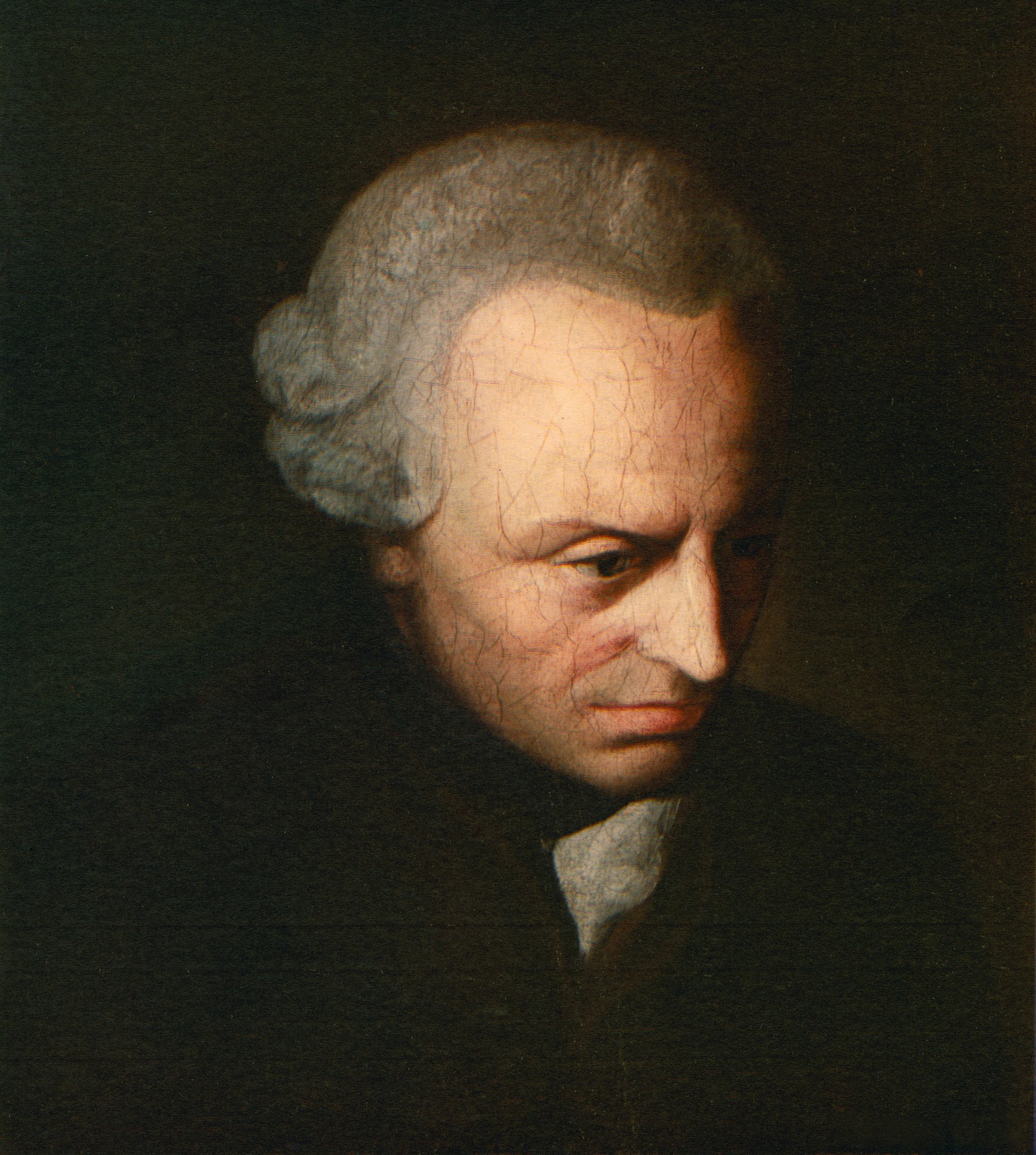 Portrait peint d’Emmanuel Kant vers 1790