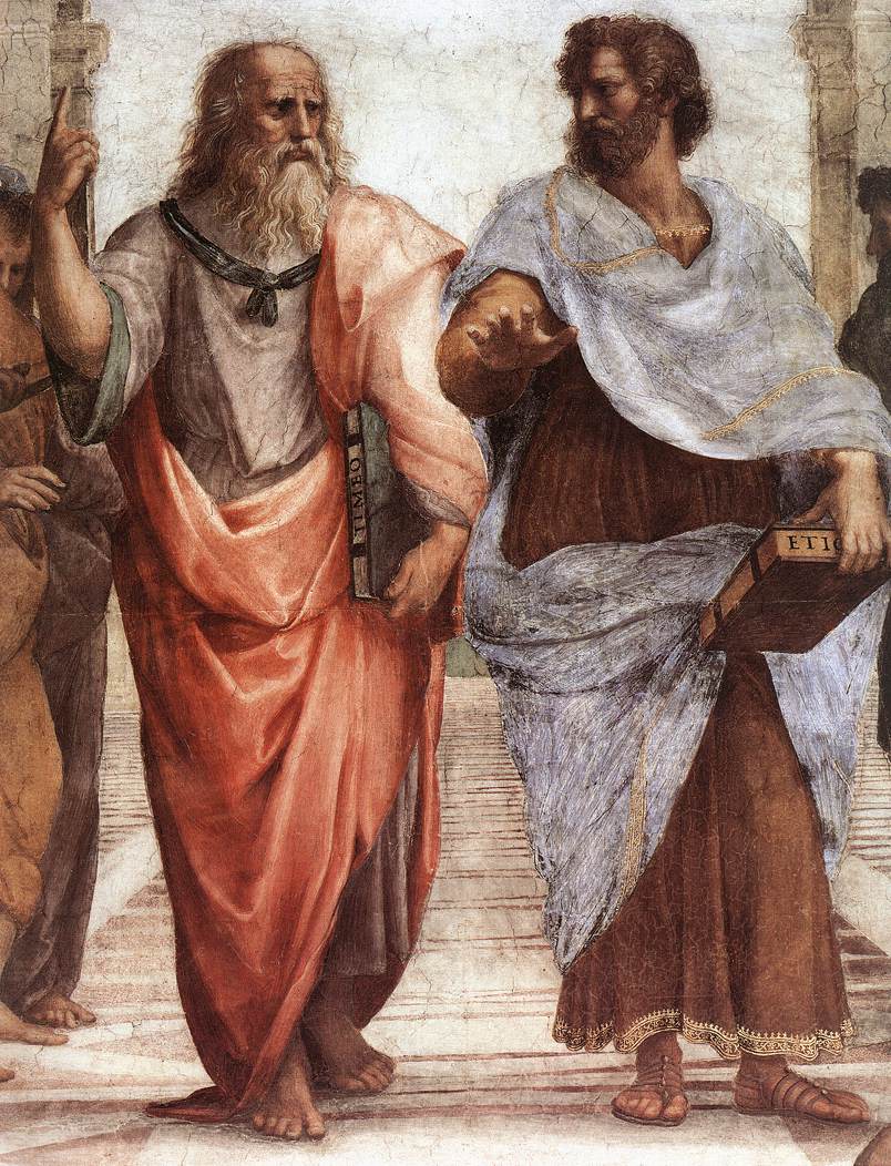 Platon et Aristote dans L’École d’Athènes de Raphaël